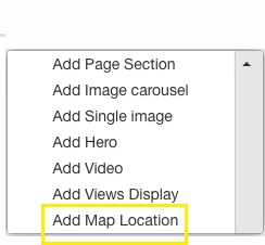 Add Map Location
