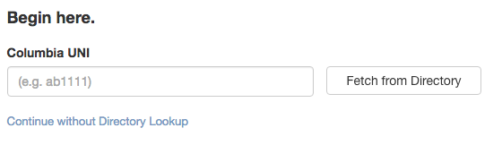 Fetch from Directory
