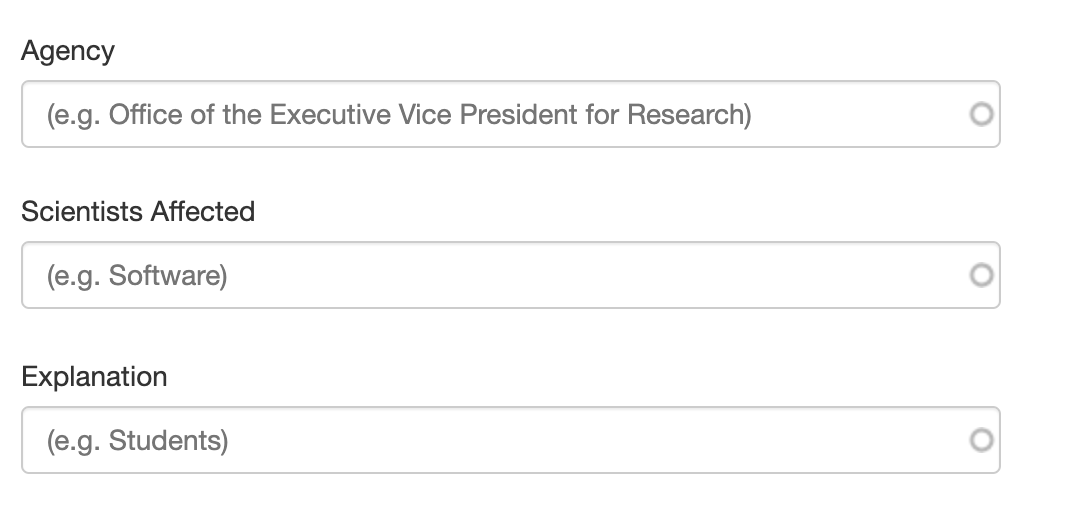 Service Taxonomy Fields