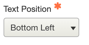 Set the Text Position