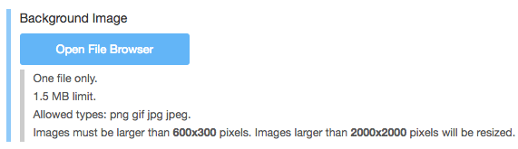 Add a Background Image