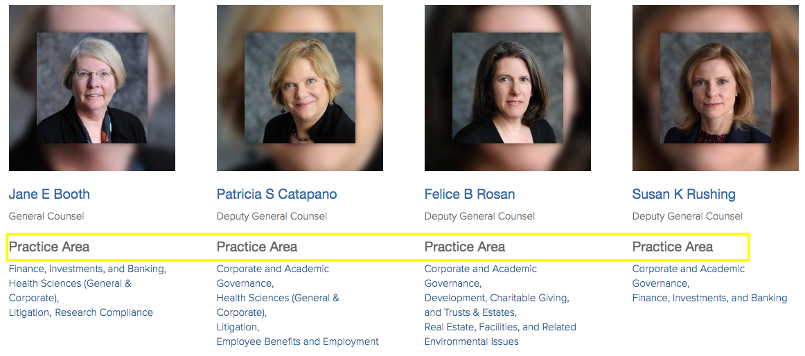 profile landing page