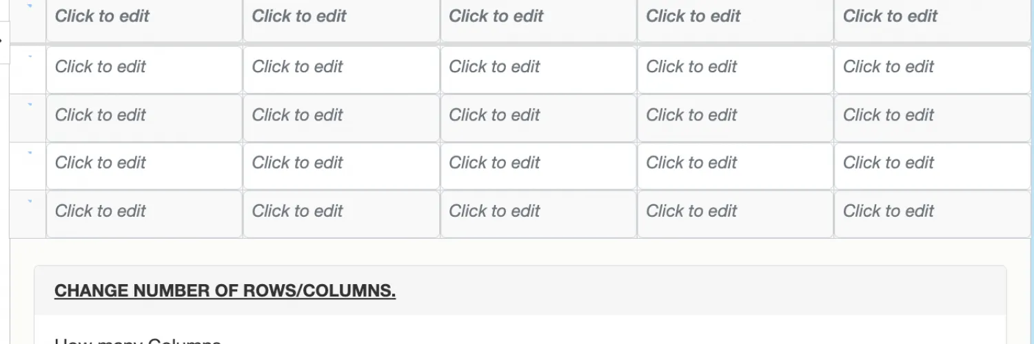New tables enhancement "remove empty rows" button. 
