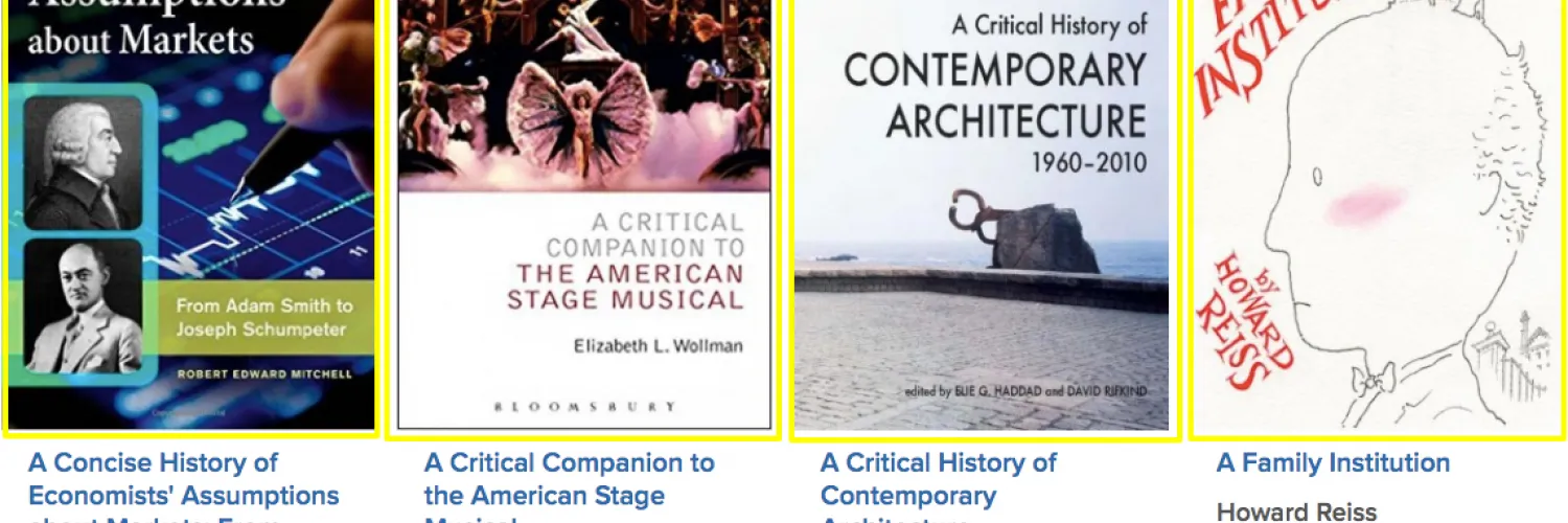 mutliple book covers are displayed demonstrating a display of the bookshelf content type 