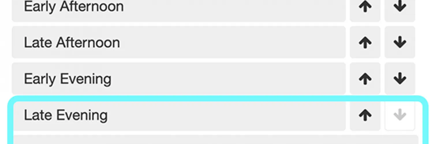 Text detailing options and starting process of typing new option 
