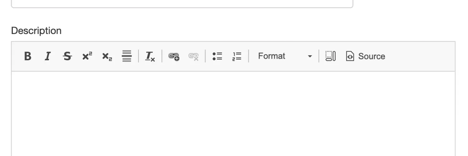 Text displays title and description field. 