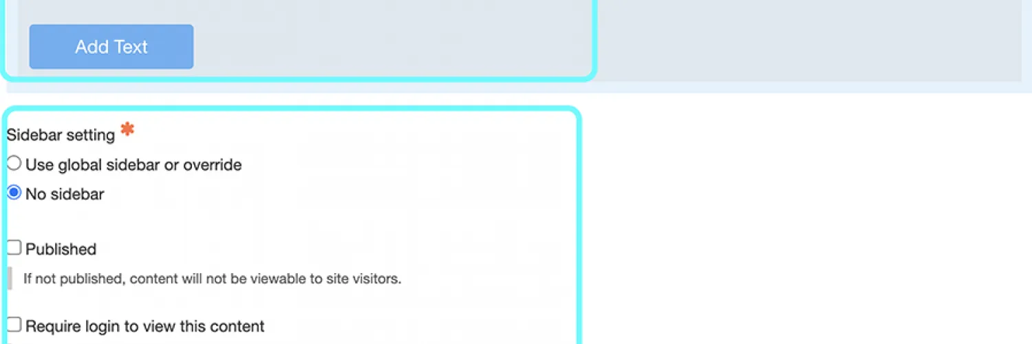 Texting highlighing fields to complete the deadline content tyope