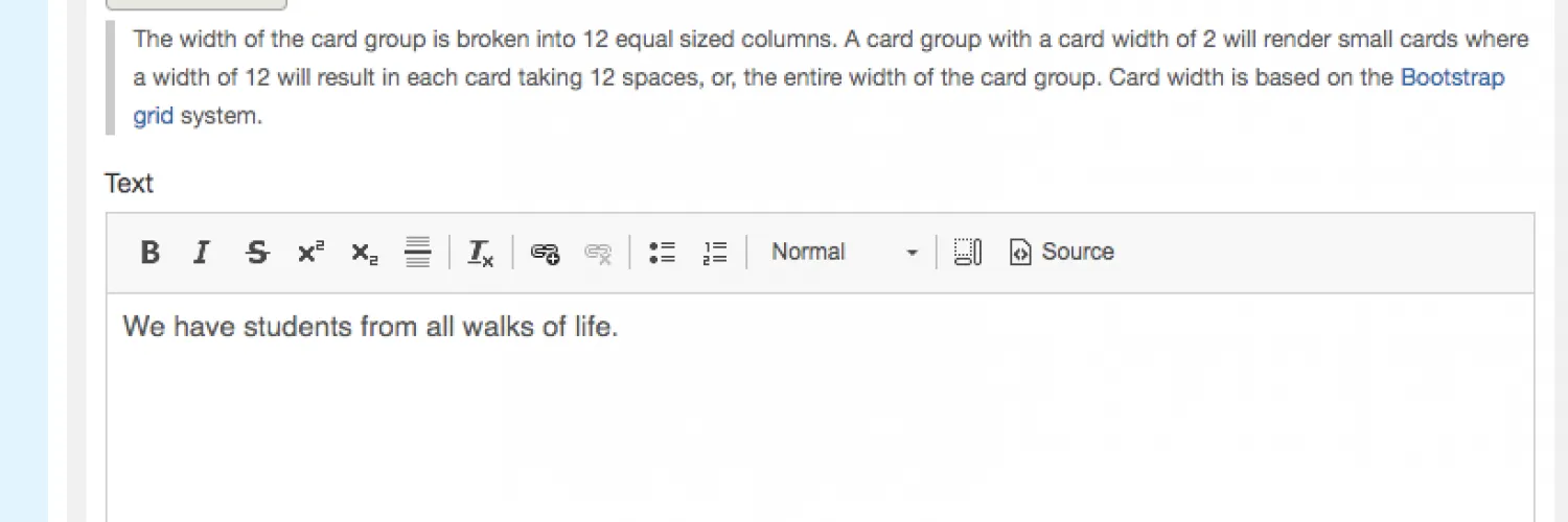 Configure Carousel Settings