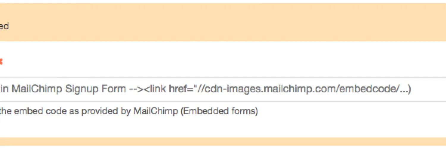 Paste the Embed Code