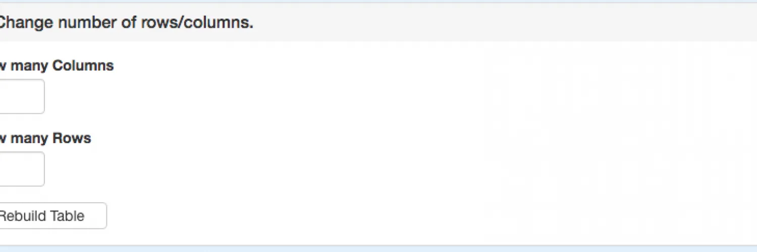 Adjust Rows and Columns