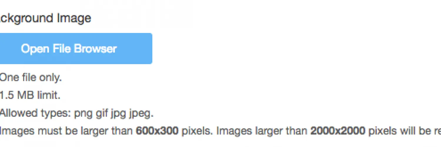 Add a Background Image