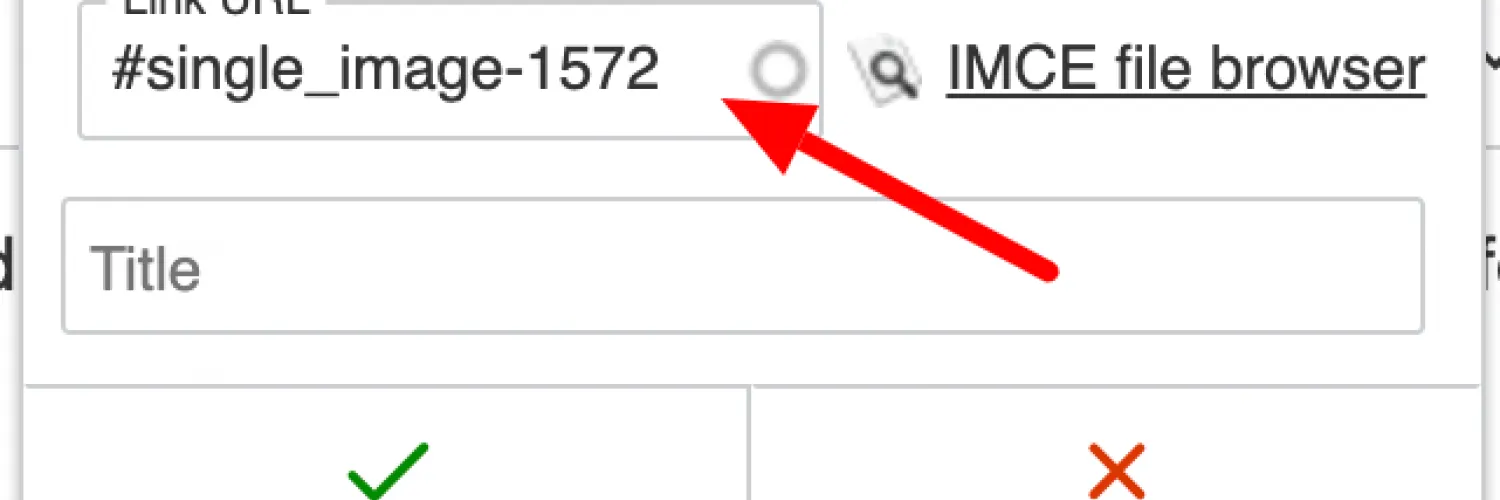 where to insert link